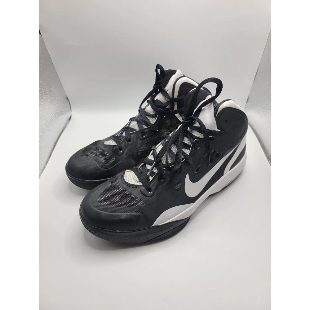 Nike Air Max Hyperguardup Mens Size 8.5 Black White Basketball Shoes Sneakers